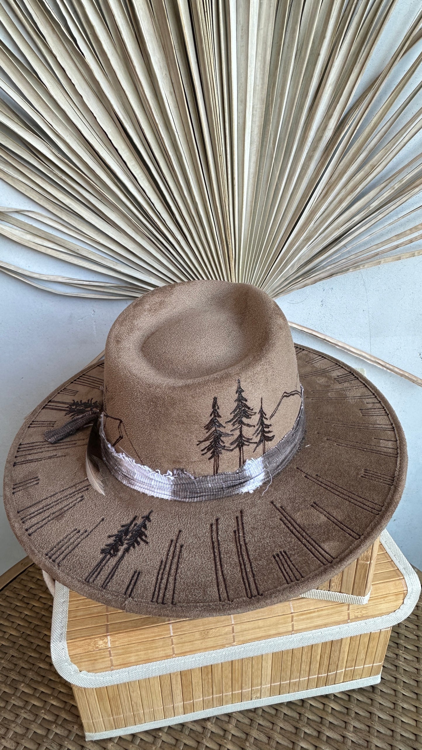 The Guardian hat/ fedora/ unisex hat/ widebrim fedora