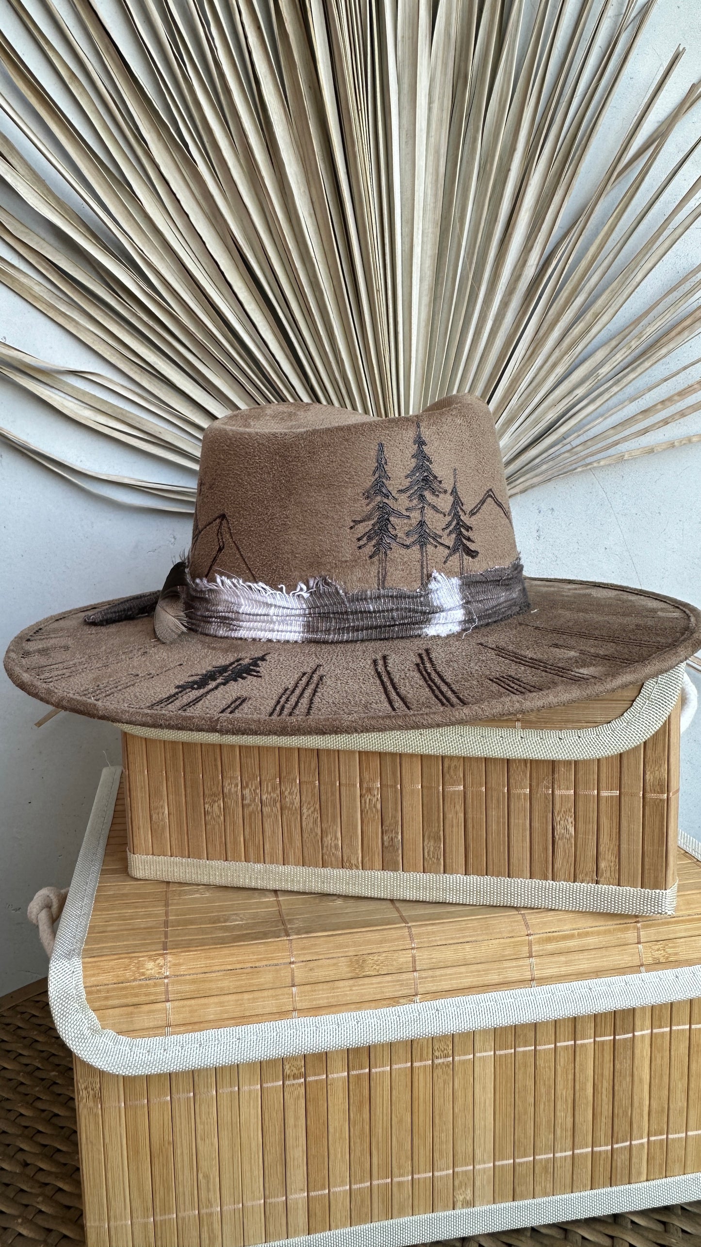 The Guardian hat/ fedora/ unisex hat/ widebrim fedora