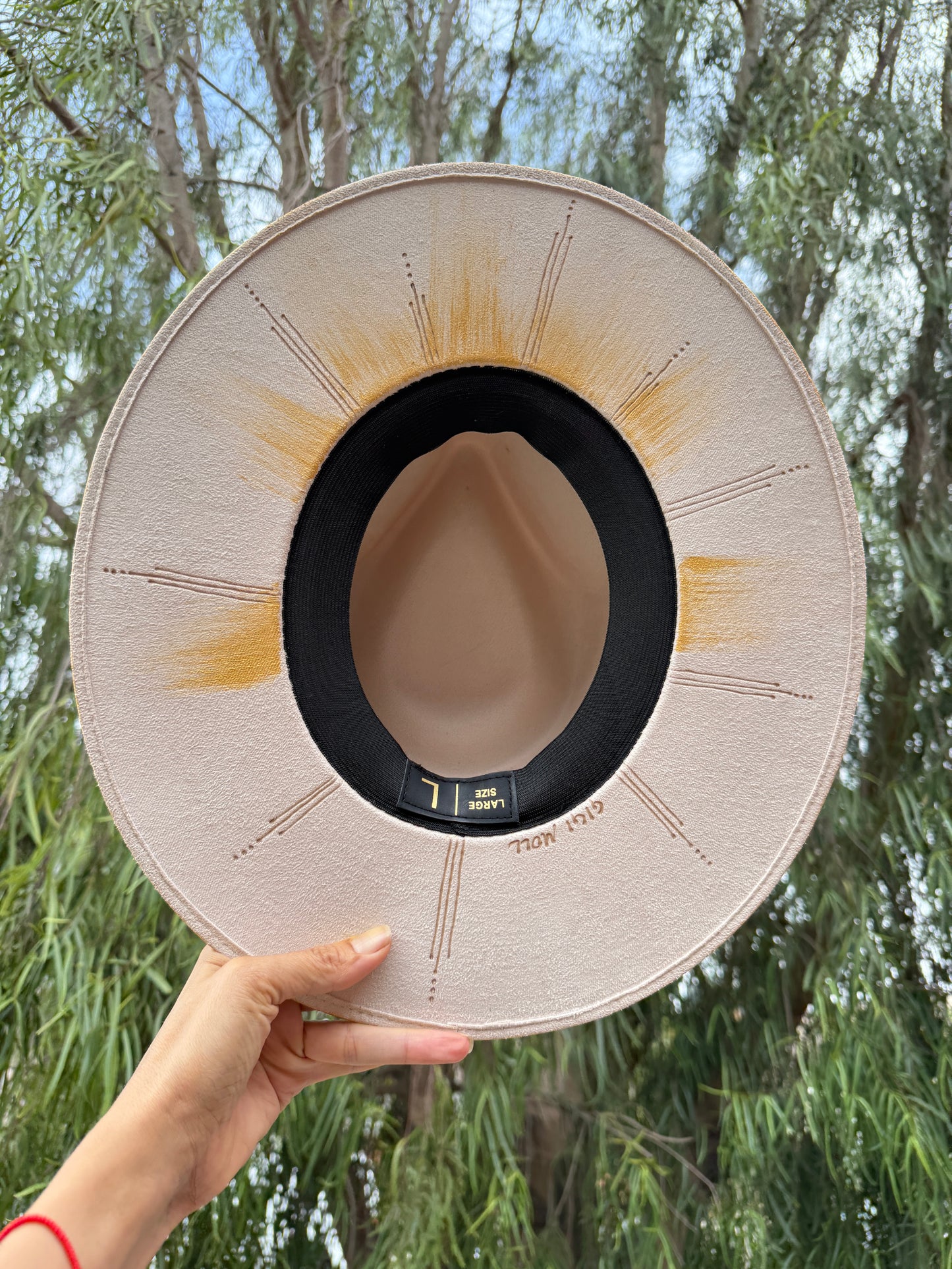 Art hat/ one-of-a-kind/fedora/ unisex hat/ widebrim fedora