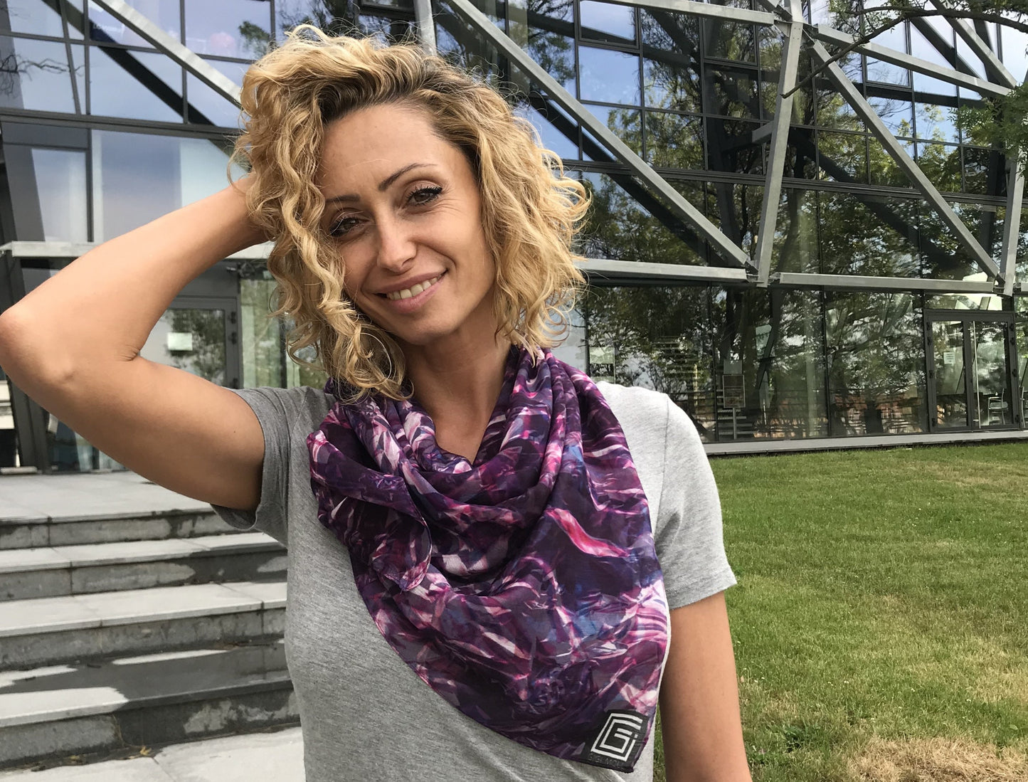 PURPLE HAZE HEADSCARF BANDANA