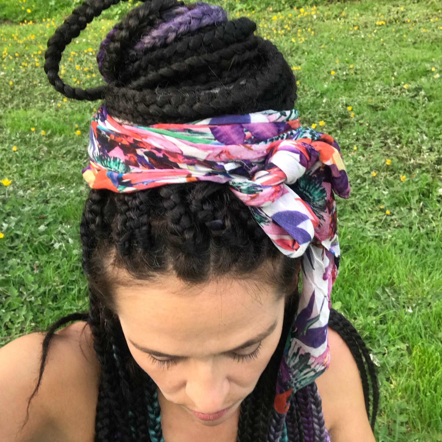 CANDY TROPICANA SQUARE SCARF