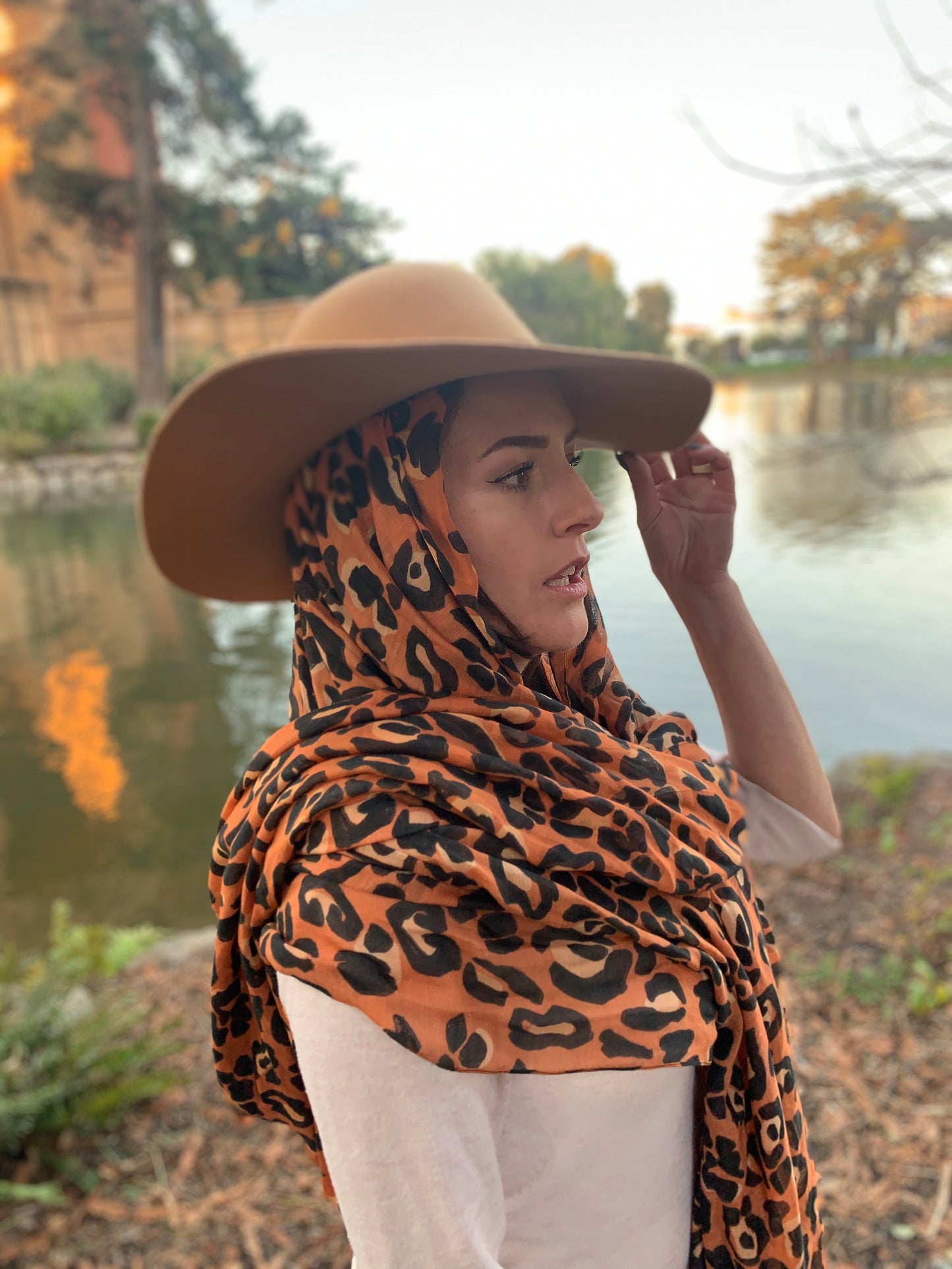 CHEETAH SCARF