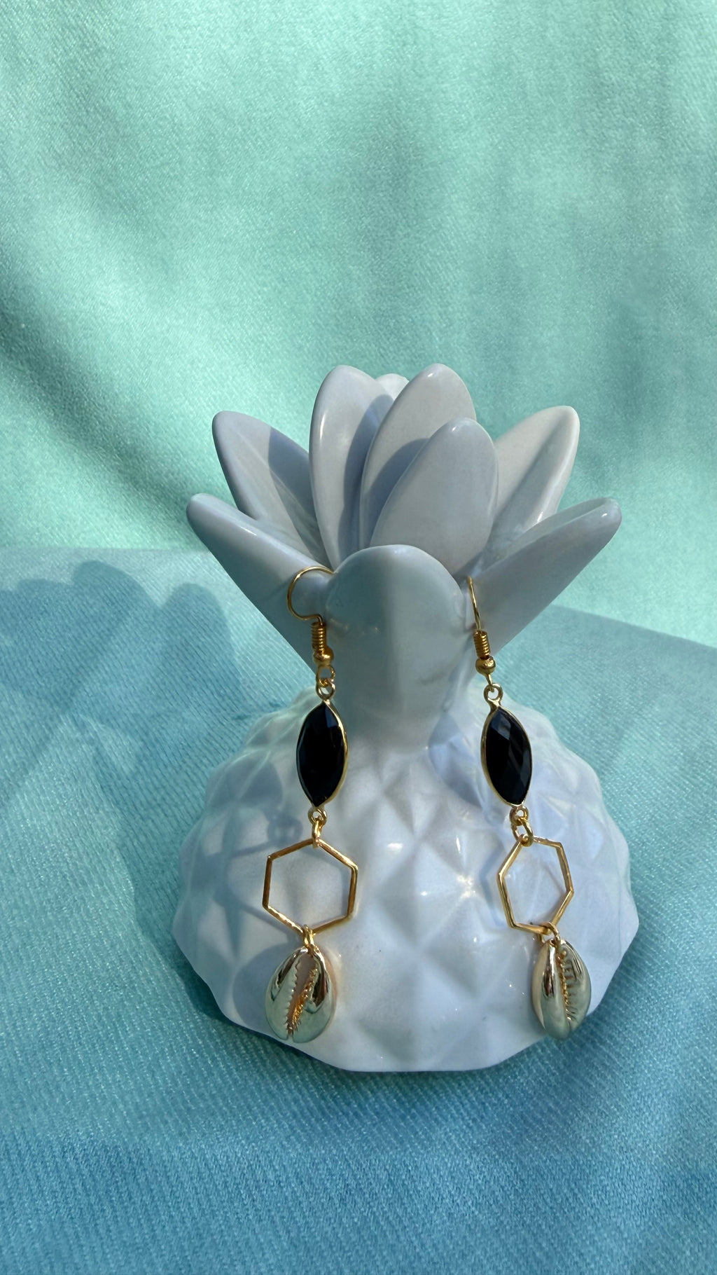 Real Gold-Plated Precious Stone Earrings | Nature Collection /GigiMoll