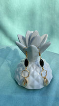 Real Gold-Plated Precious Stone Earrings | Nature Collection /GigiMoll