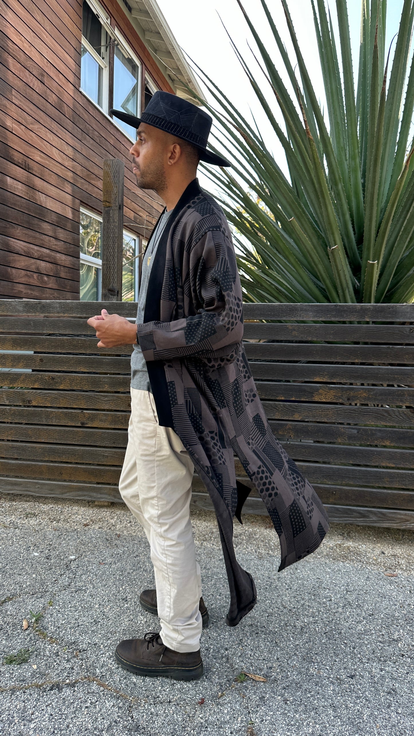 Fusion unisex kimono robe