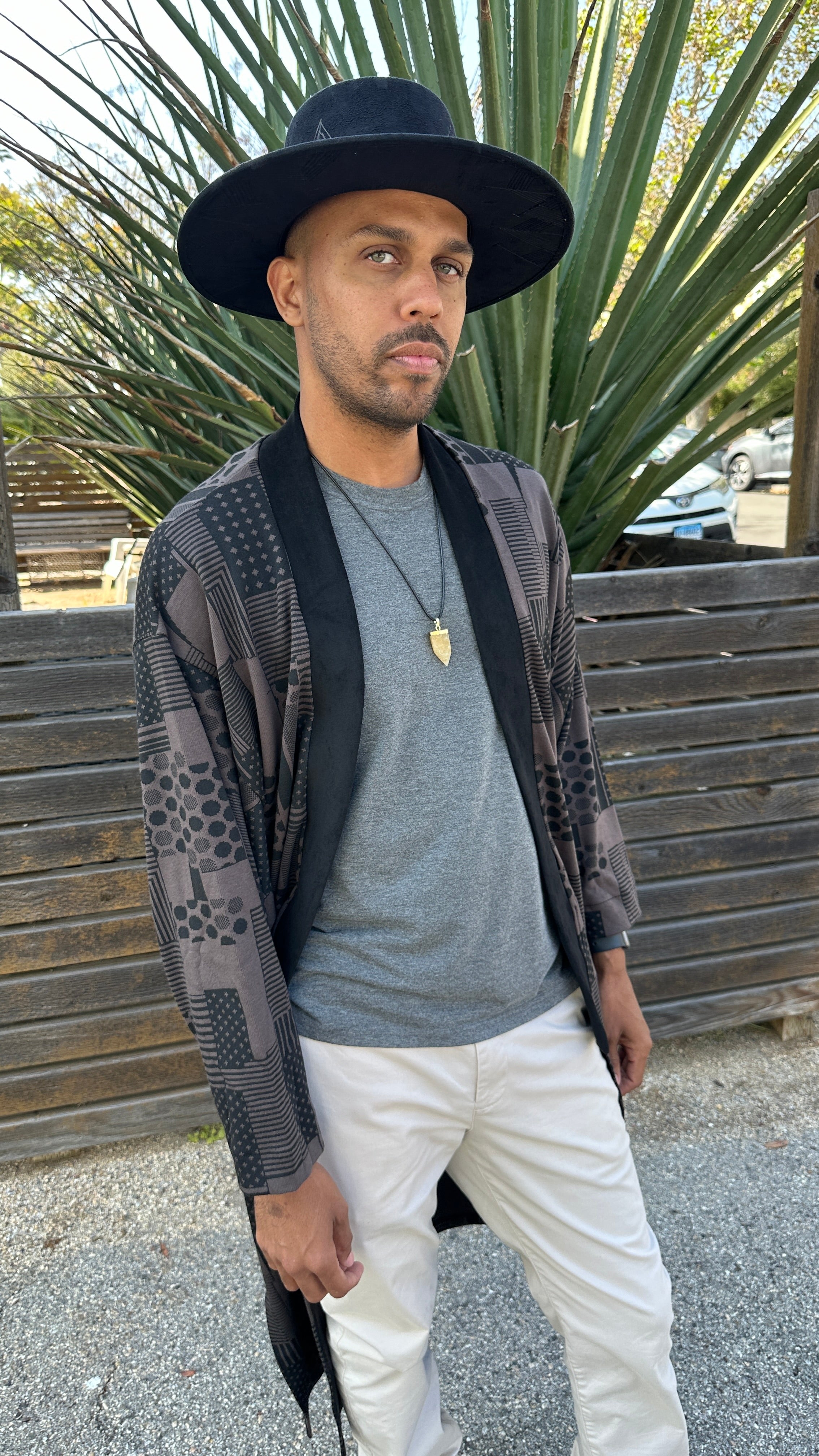 Fusion unisex kimono robe