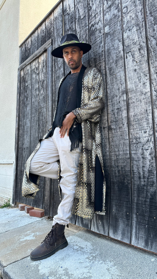 Glimmer unisex kimono robe
