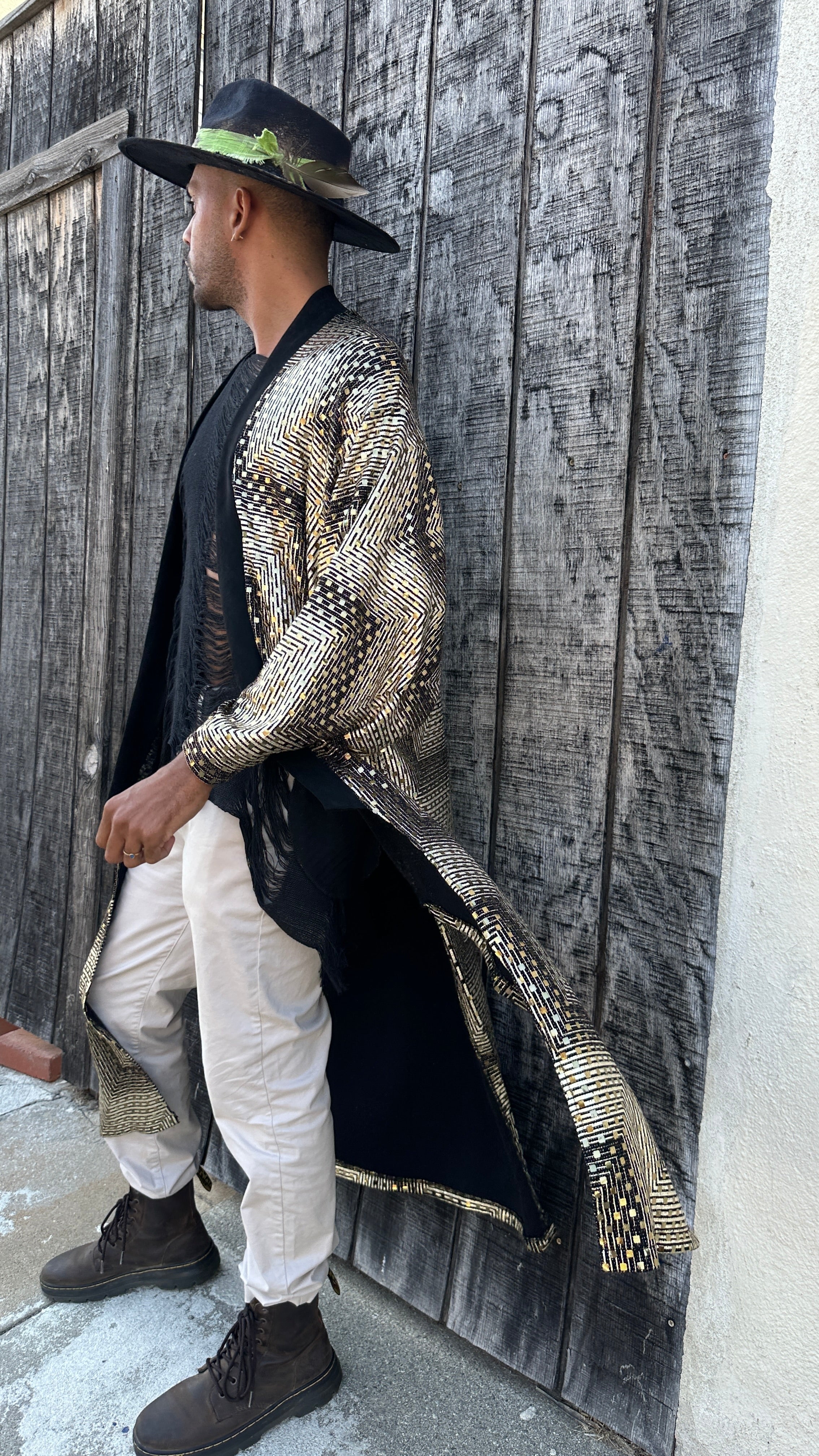 Glimmer unisex kimono robe