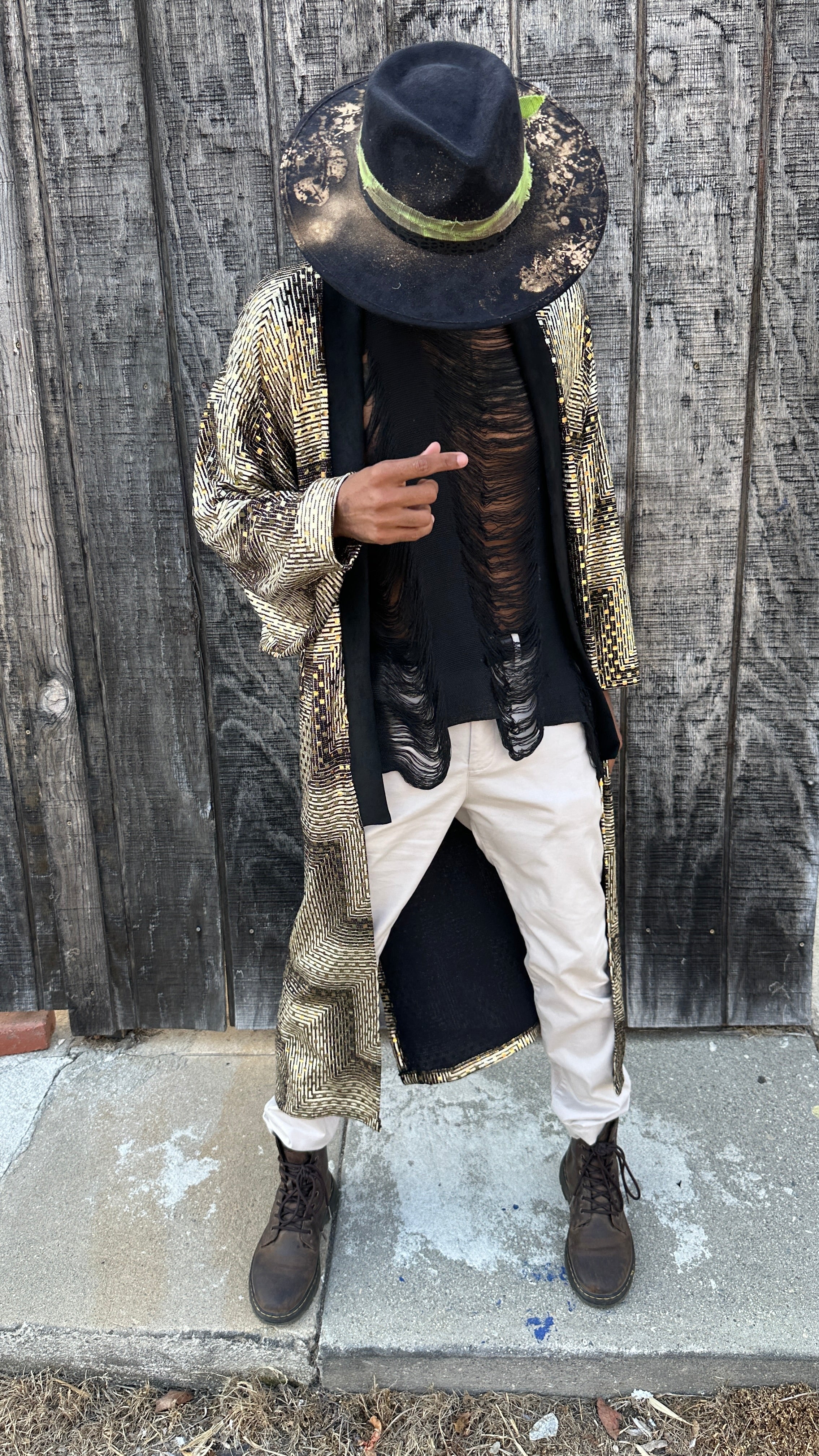 Glimmer unisex kimono robe