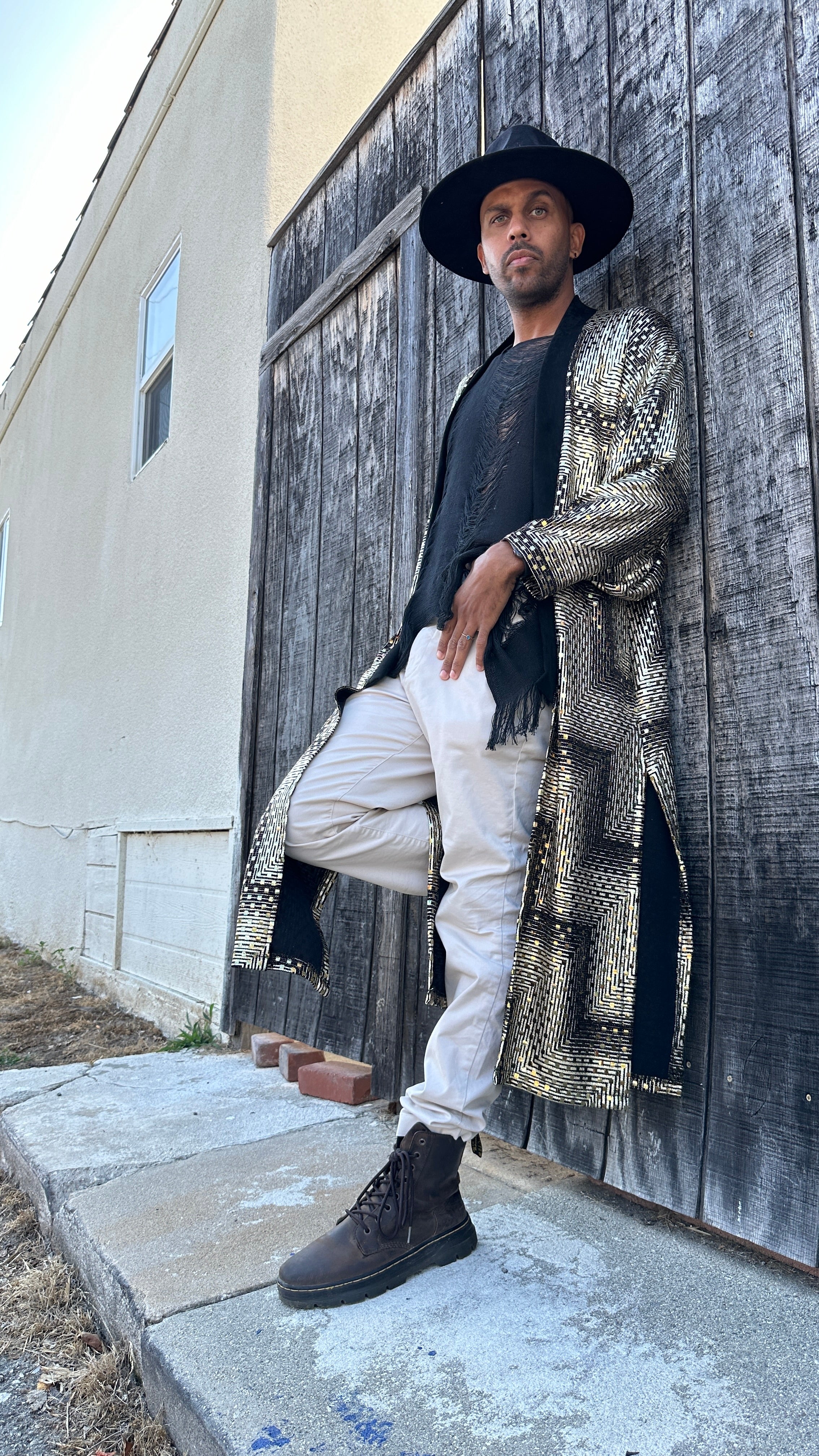 Glimmer unisex kimono robe