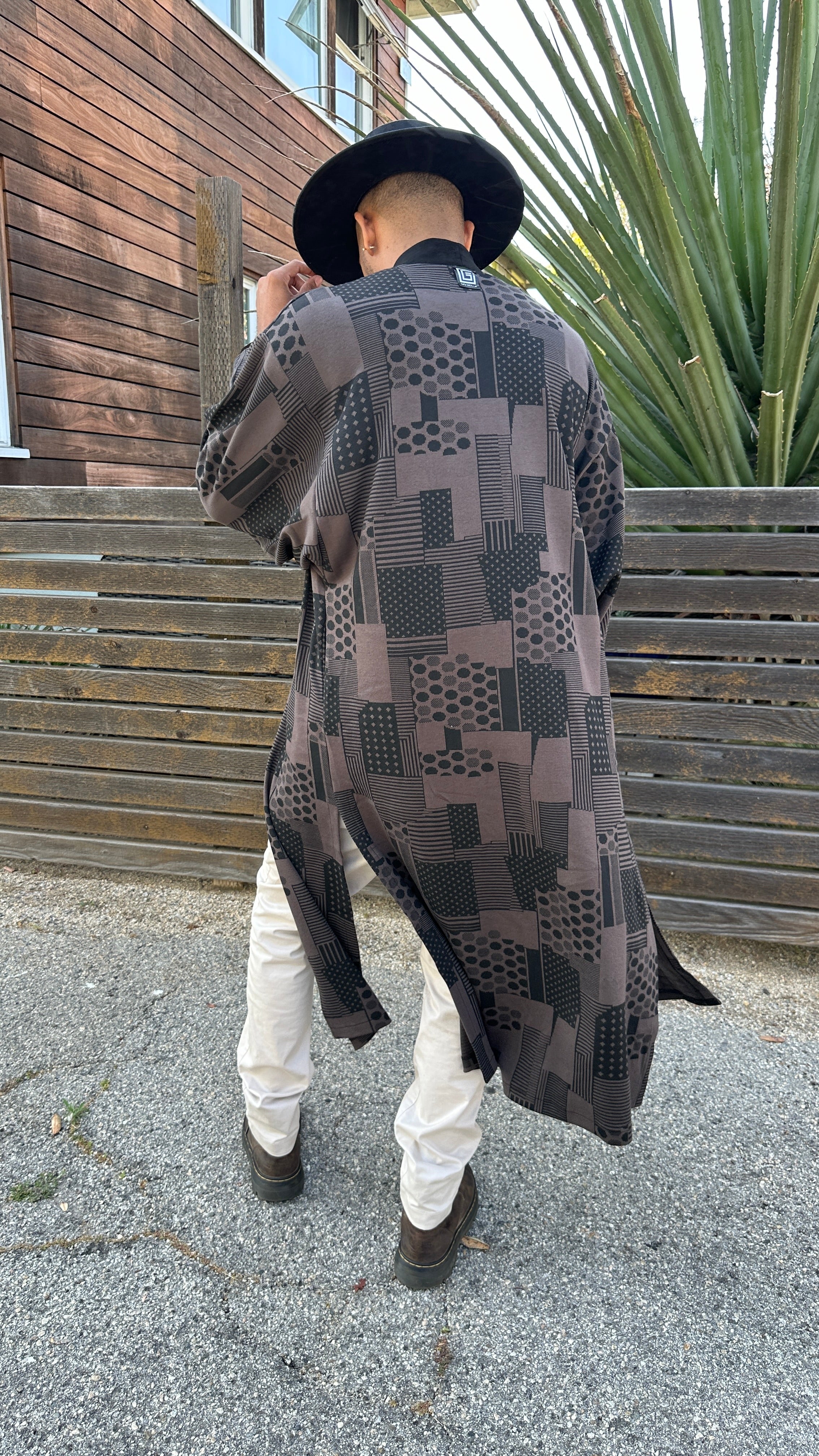Fusion unisex kimono robe