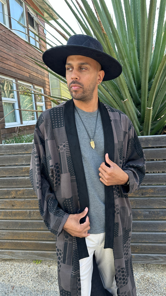 Fusion unisex kimono robe