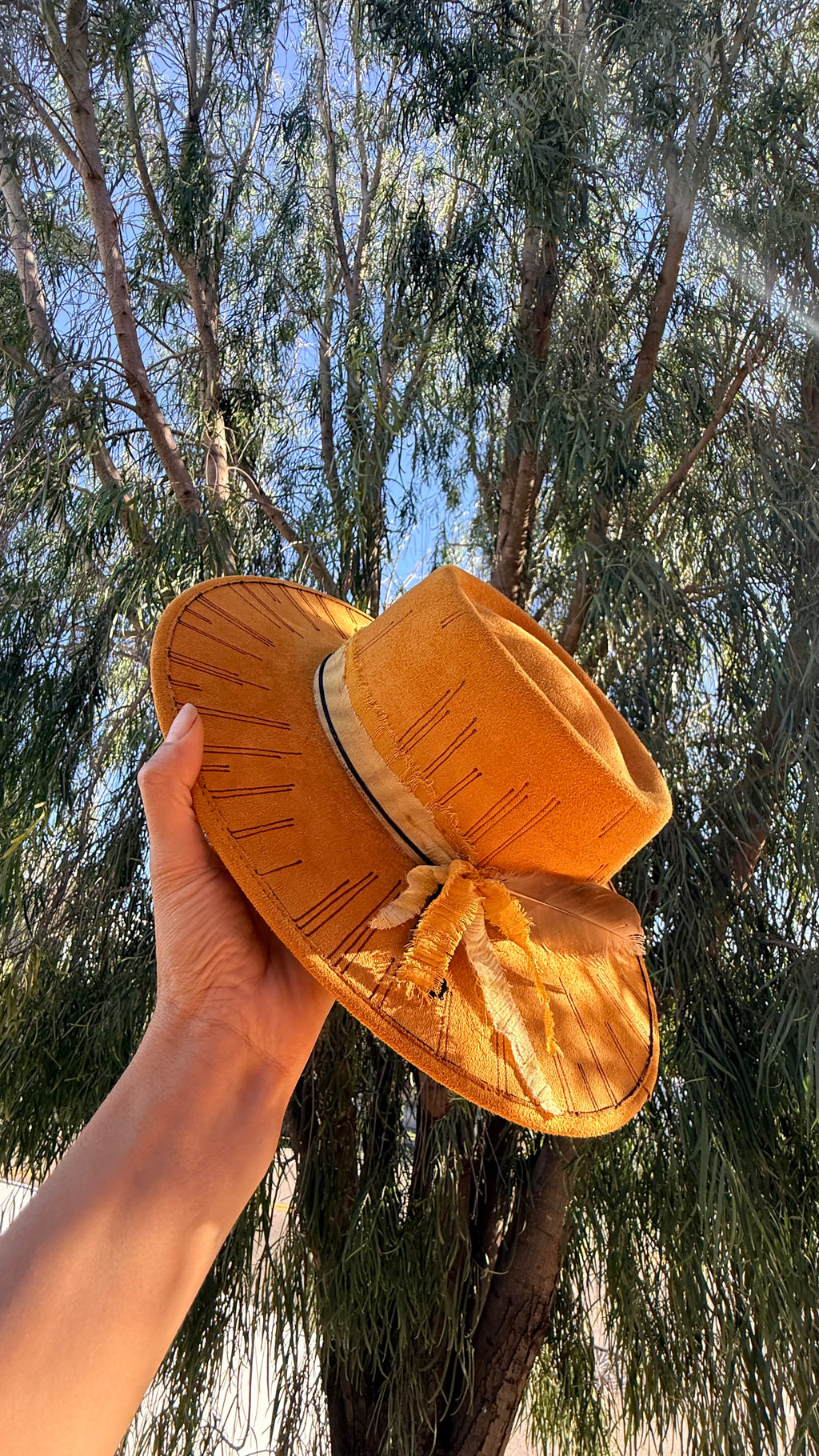 Aligned hat/ Turmeric