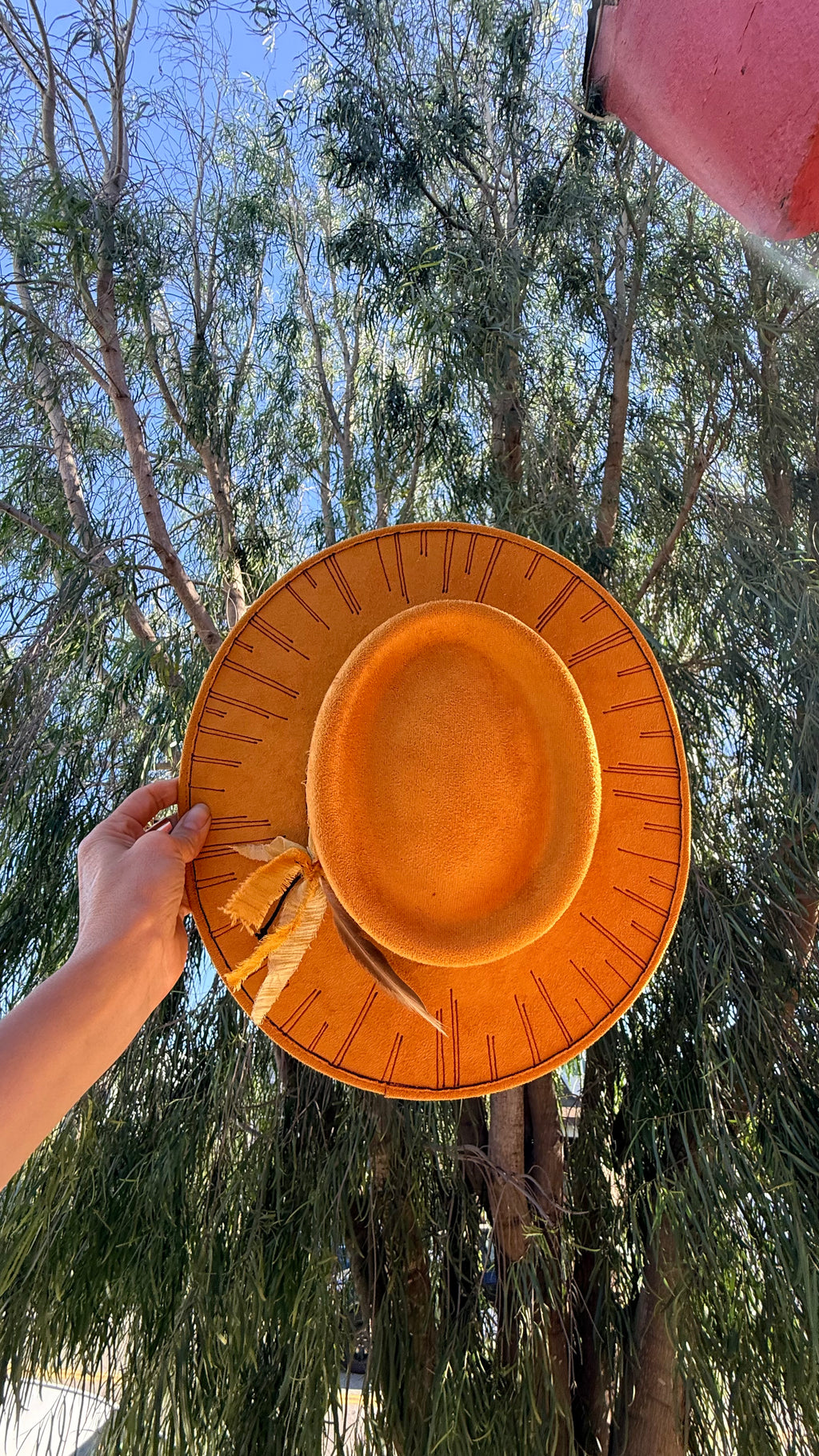 Aligned hat/ Turmeric