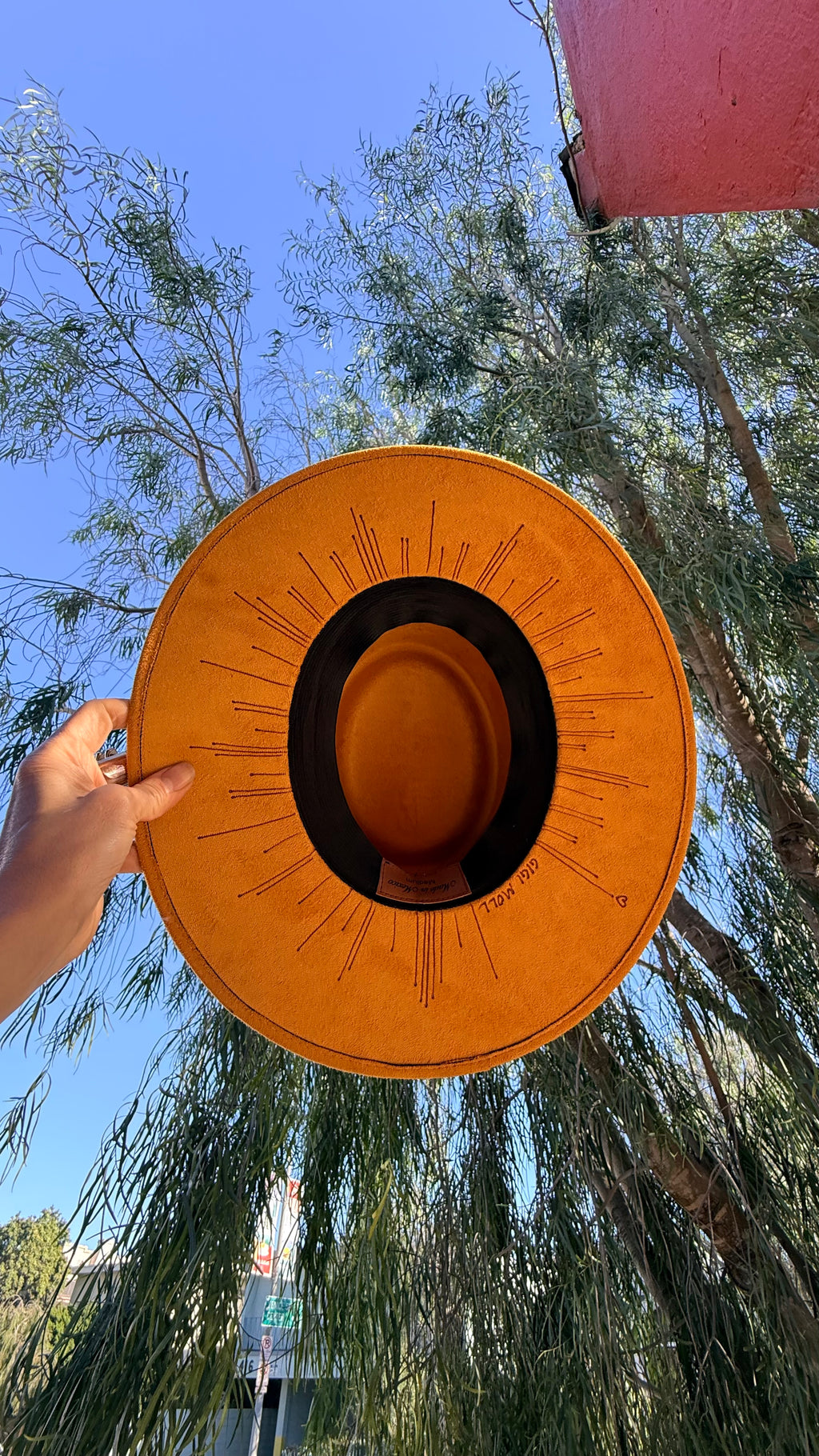 Aligned hat/ Turmeric