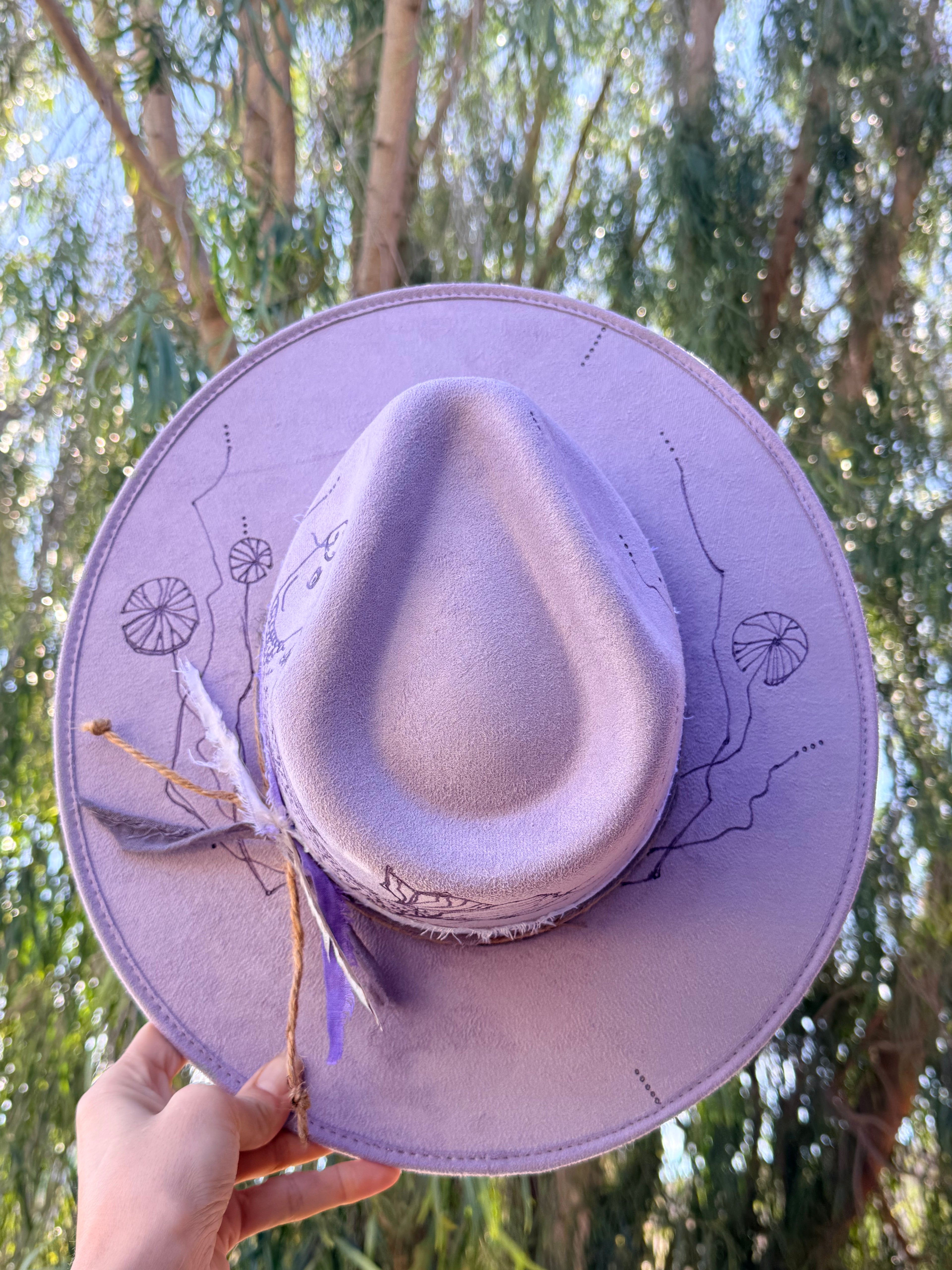 Lucky Koi Hat/ Lavender