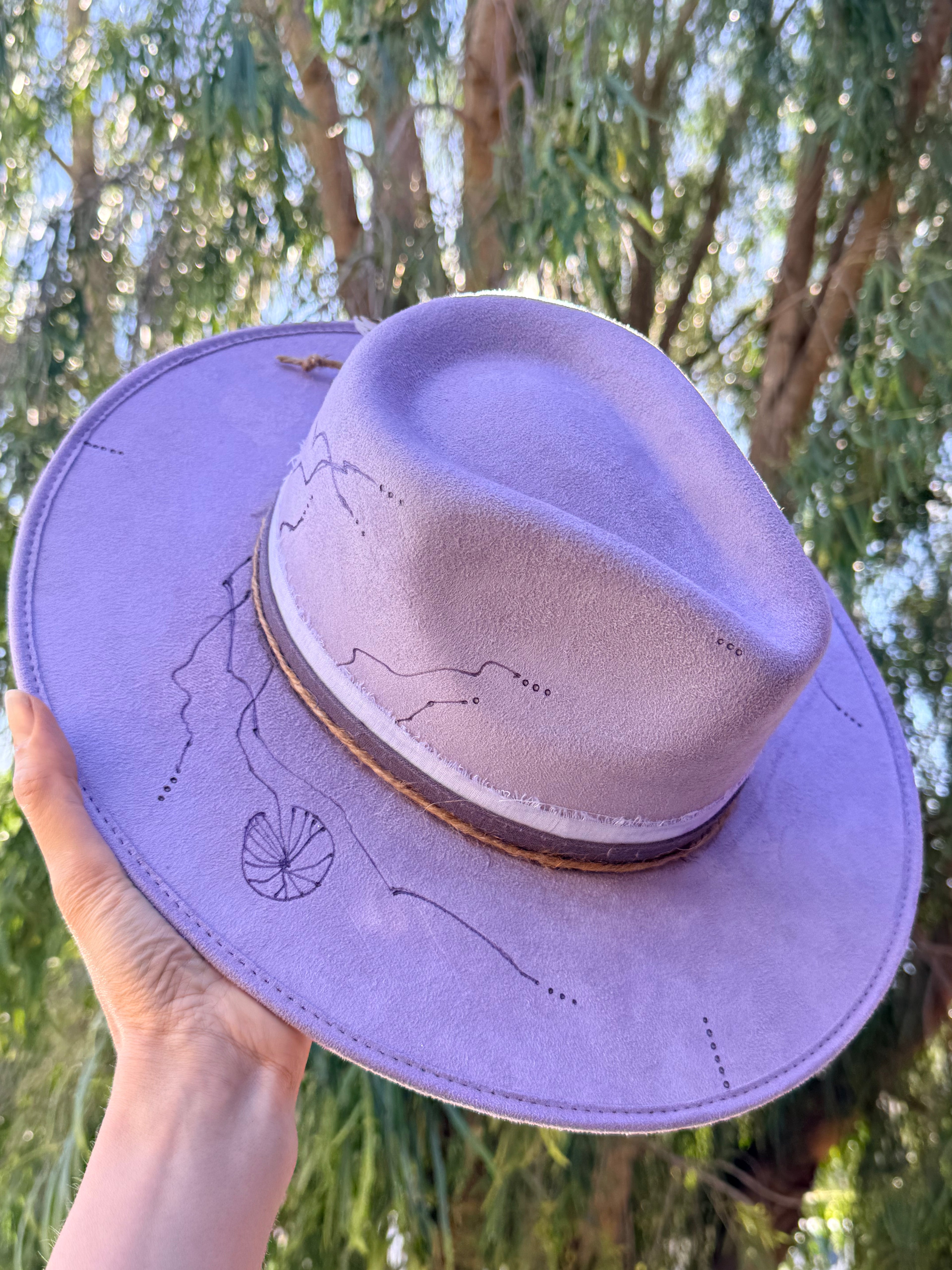 Lucky Koi Hat/ Lavender