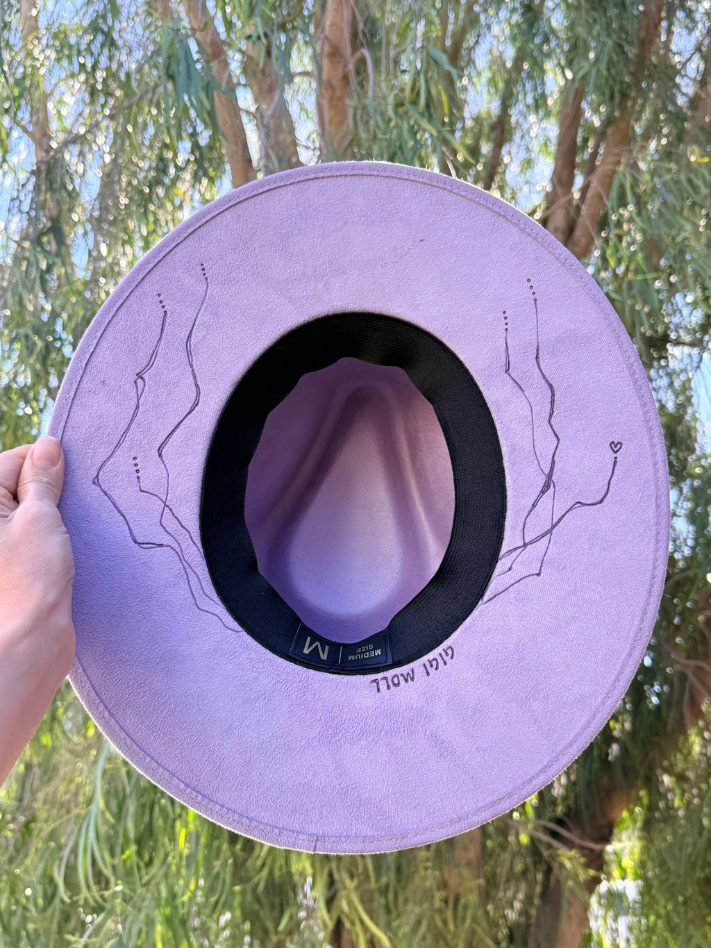 Lucky Koi Hat/ Lavender