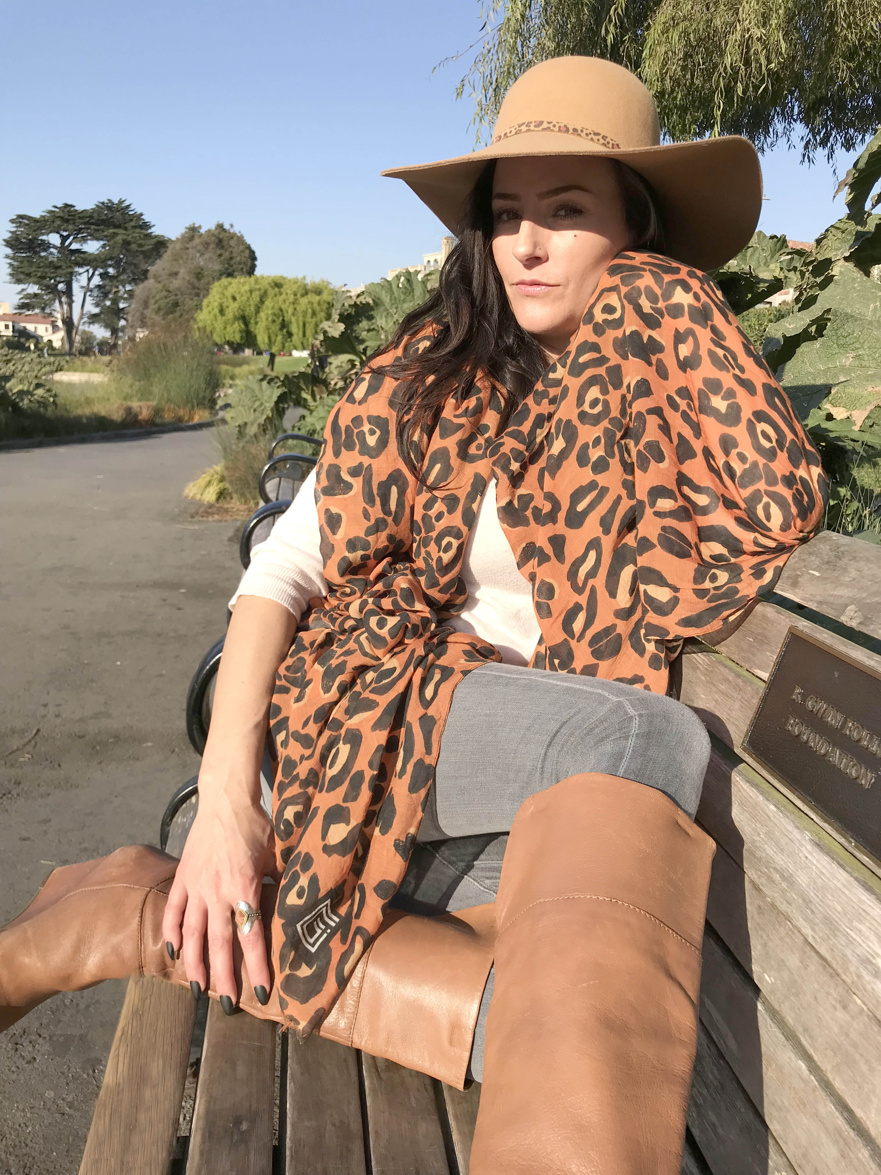 CHEETAH SCARF