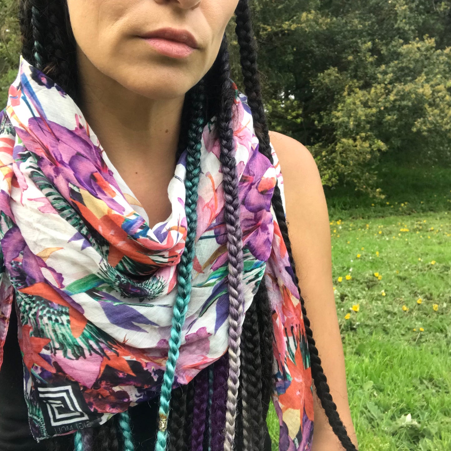CANDY TROPICANA SQUARE SCARF