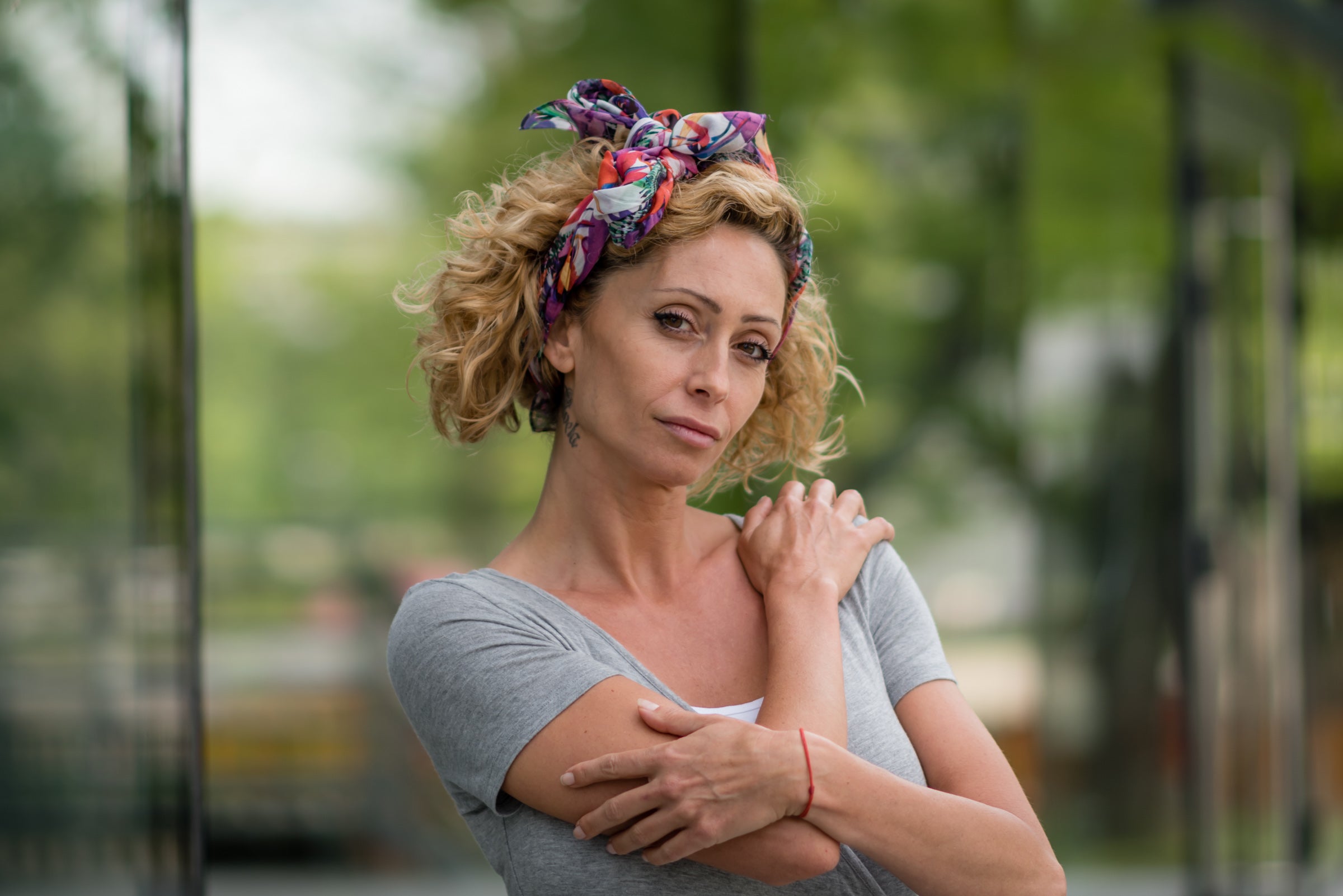 CANDY TROPICANA SQUARE SCARF