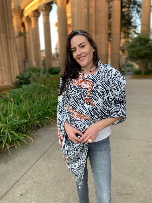 TIGER DANCE SCARF