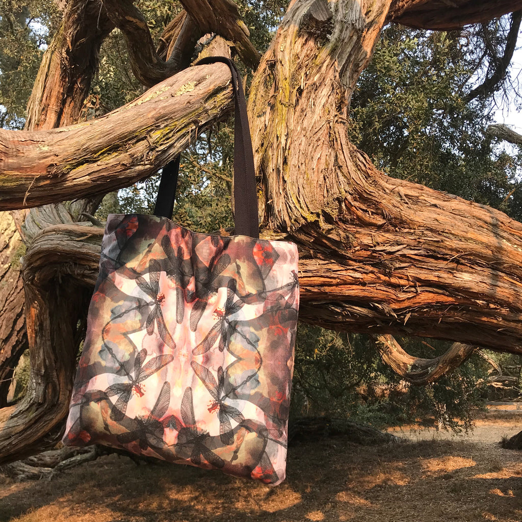 MIDNIGHT DRAGONFLY TOTE