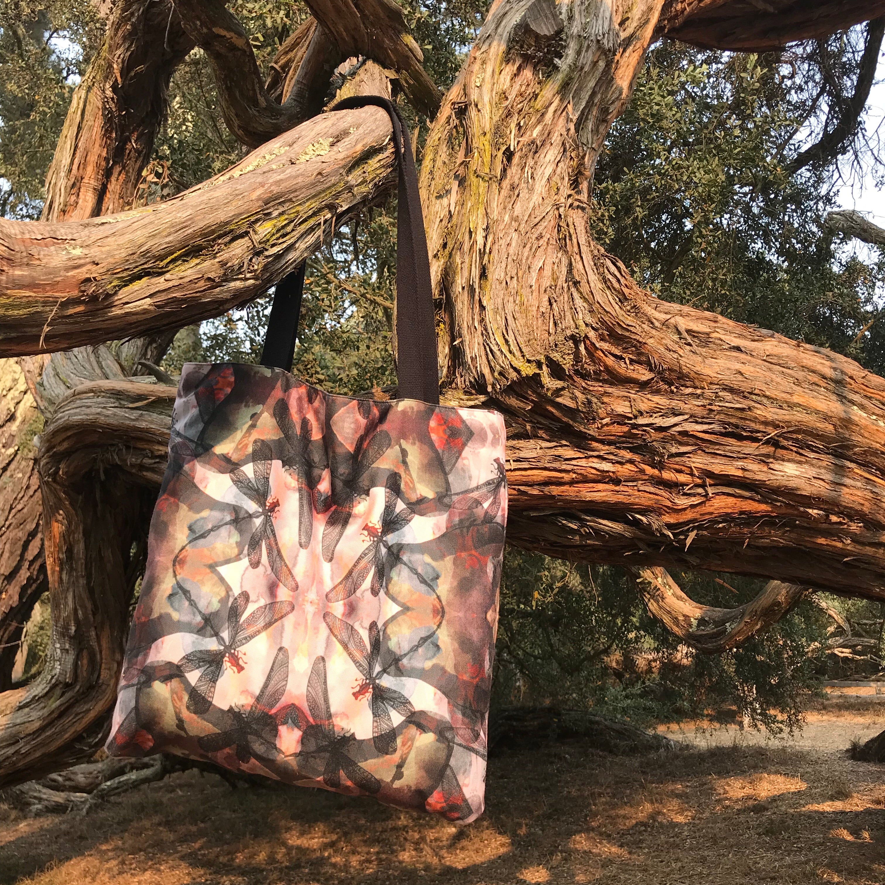 MIDNIGHT DRAGONFLY TOTE