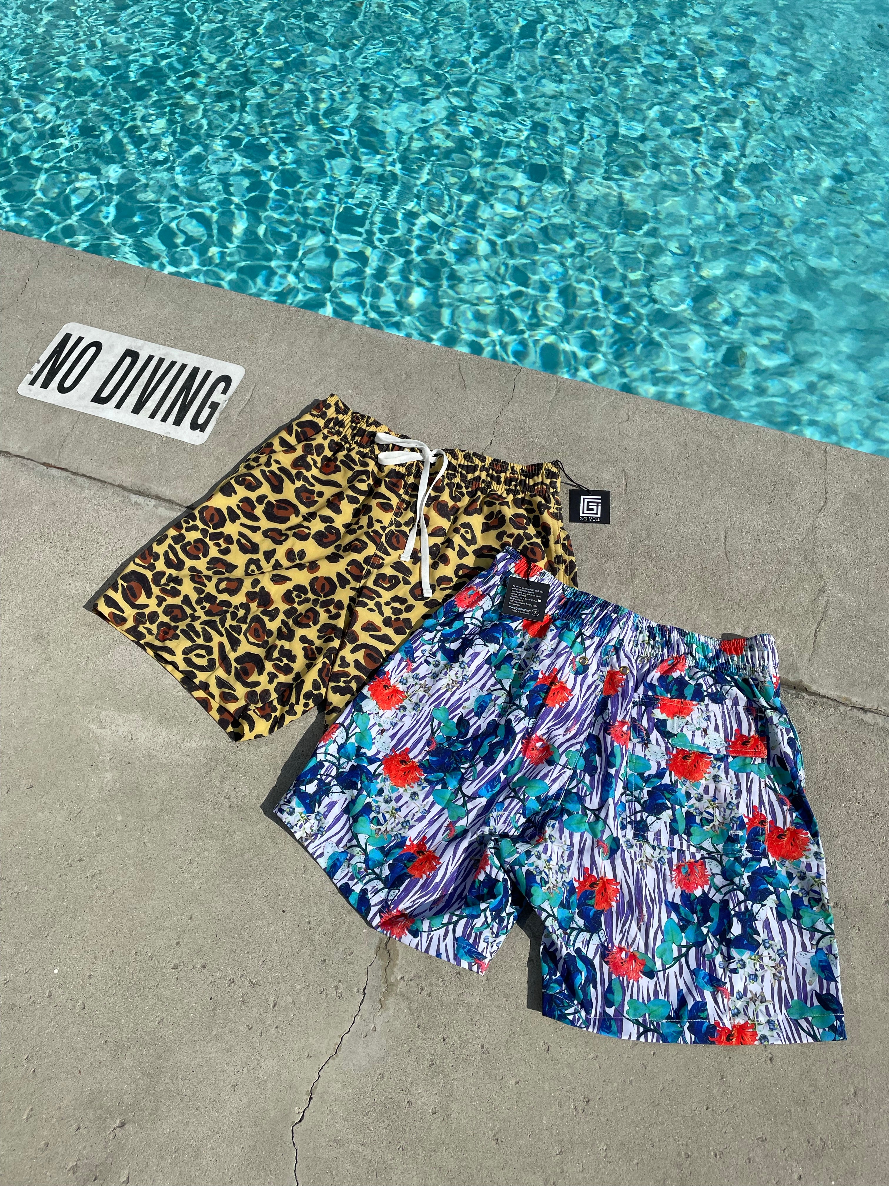 Jaguar squeeze swim trunks