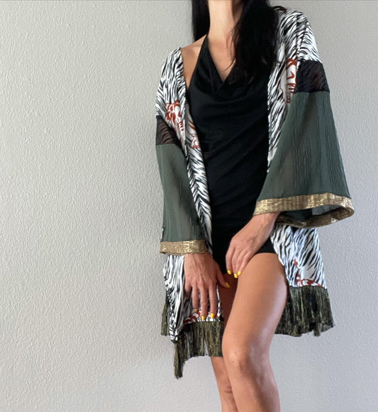 Tiger Olive Fringe