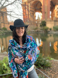 JUNGLE BLUES SCARF